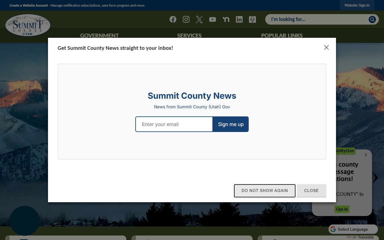 Summit County official website Heber City white pages public records