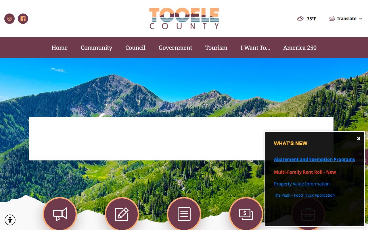 Tooele County white pages official website