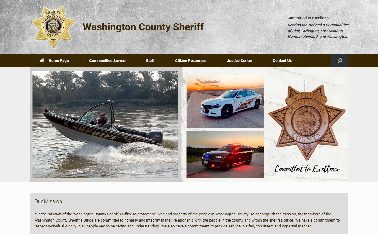 Washington County white pages Sheriff inmate search