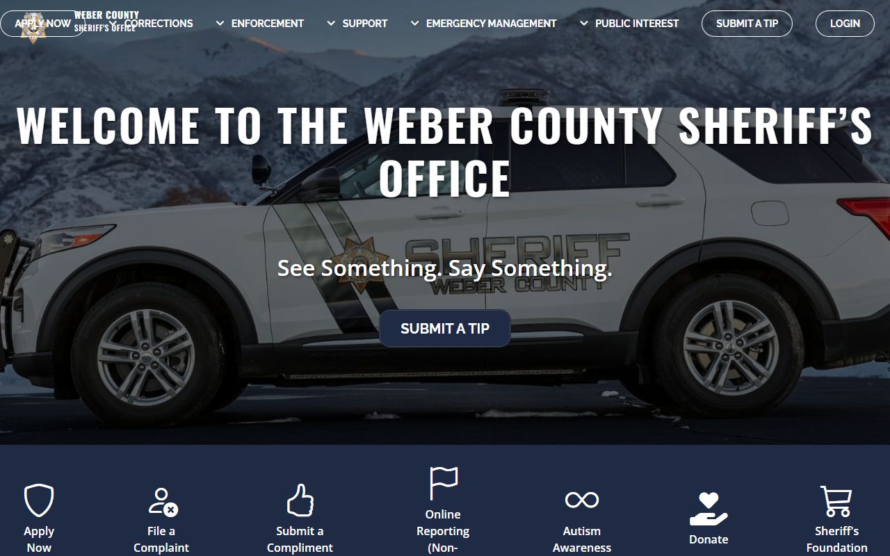 Weber County Sheriff white pages records
