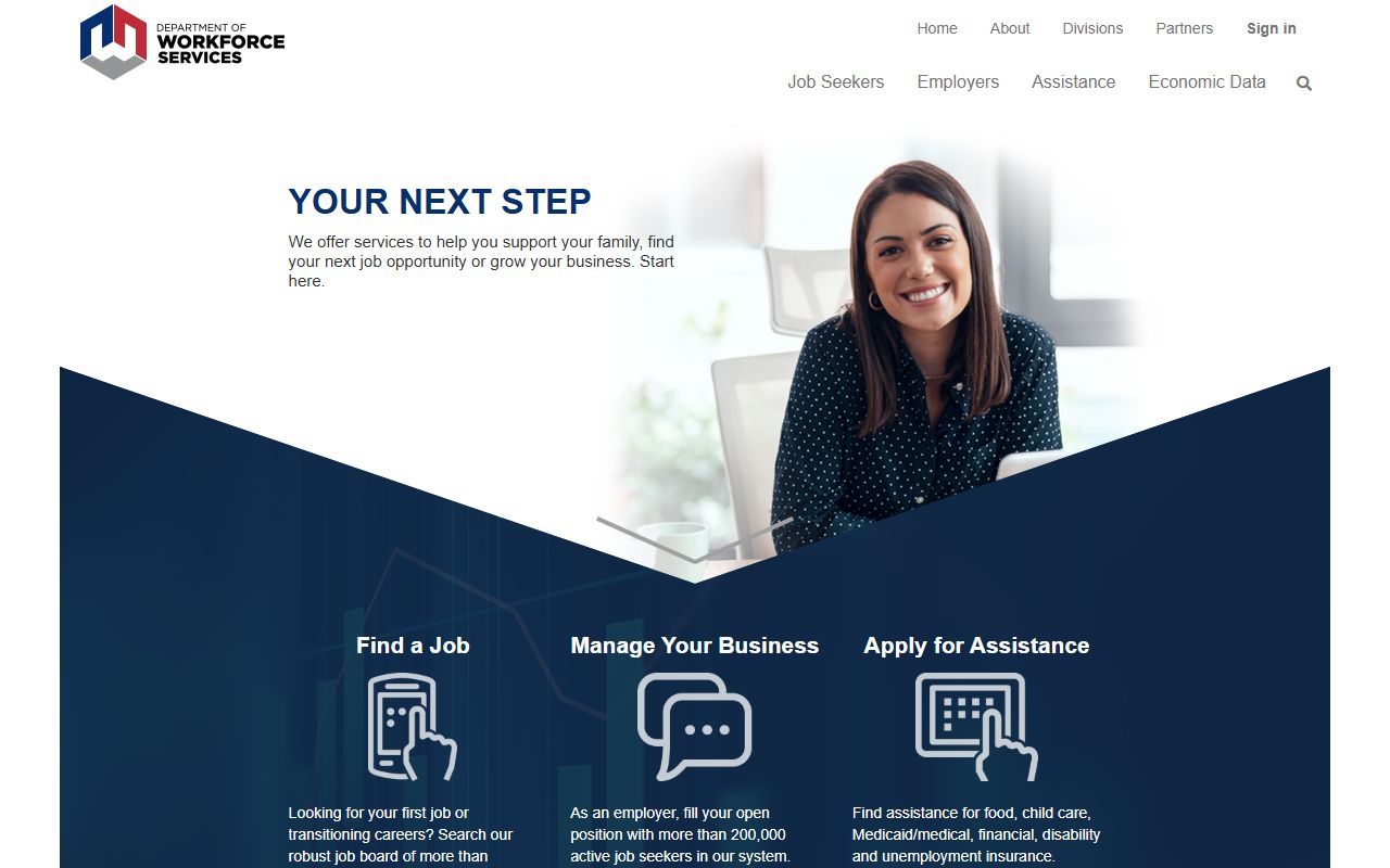 Utah Department of Workforce Services white pages resources