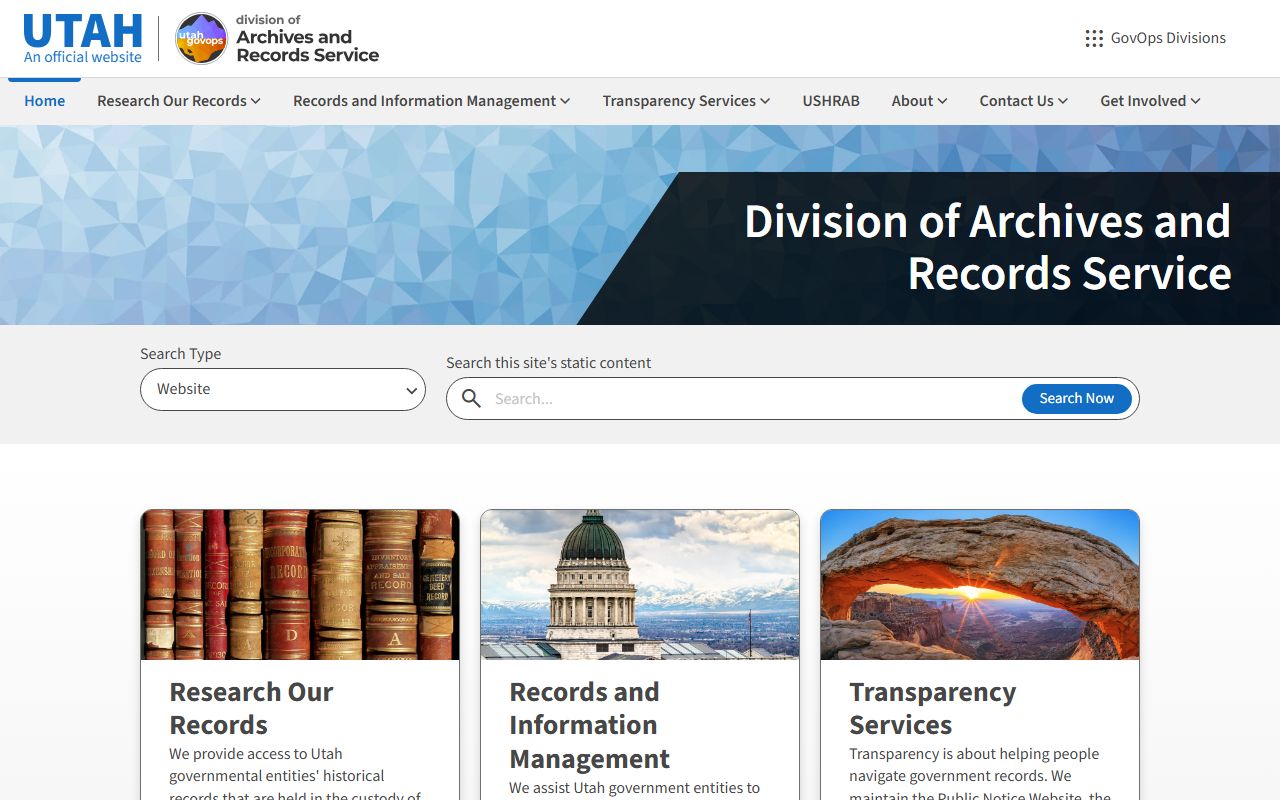 Utah State Archives white pages records search